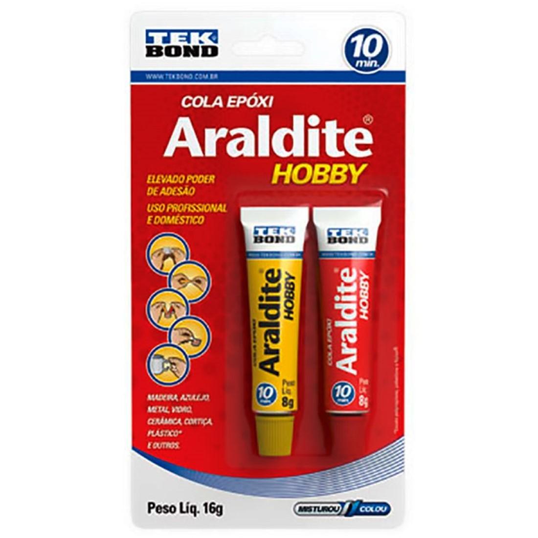Adesivo Epoxi Araldite Hobby 16G Tekbond 10828500700