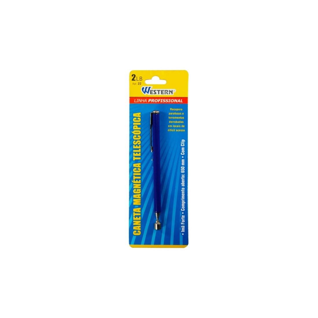 Caneta Magnetica Telescopica 13 Cm Pegar Parafuso Western 22