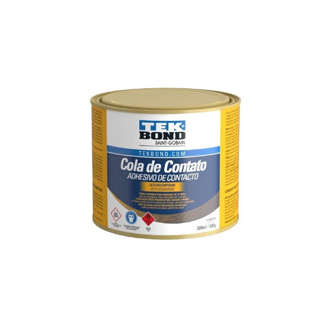 Cola Sapateiro Adesivo De Contato 400G Tekbond 24301000400