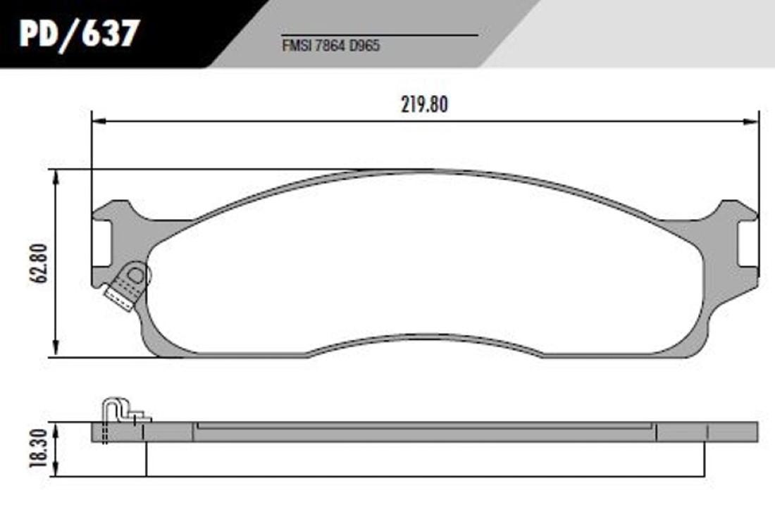 Pastilha De Freio Dianteira Dodge Ram 1500 2500 3500 2003/ Frasle Pd637