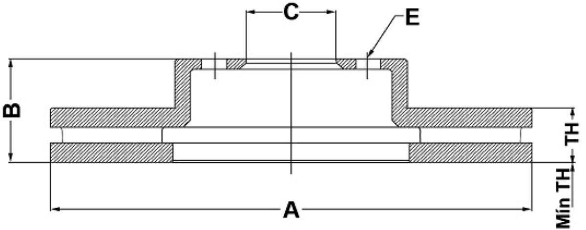 Disco Freio Dianteiro Gm Tracker 2.0 Suzuki Grand Vitara Fremax Bd6010