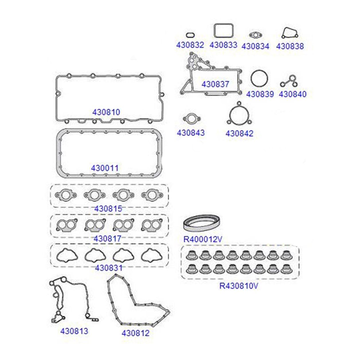 Junta Do Motor Ranger 3.0 Power Stroke Taranto 430801-R
