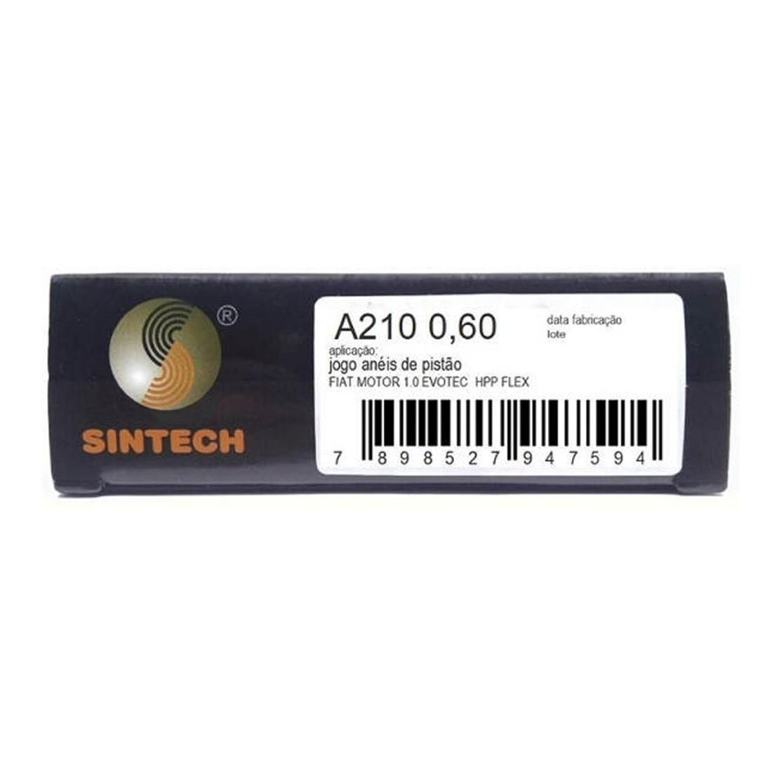 Anel Motor Fiat Uno Palio Mobi 1.0 8V Flex Sintech A210/60