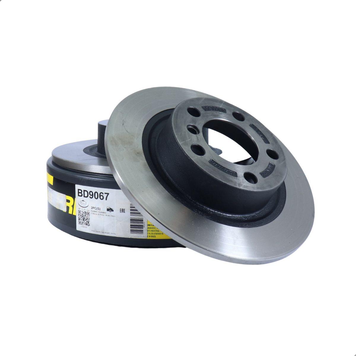 Disco Freio Traseiro Mini Cooper 2012 2014 Fremax Bd9067