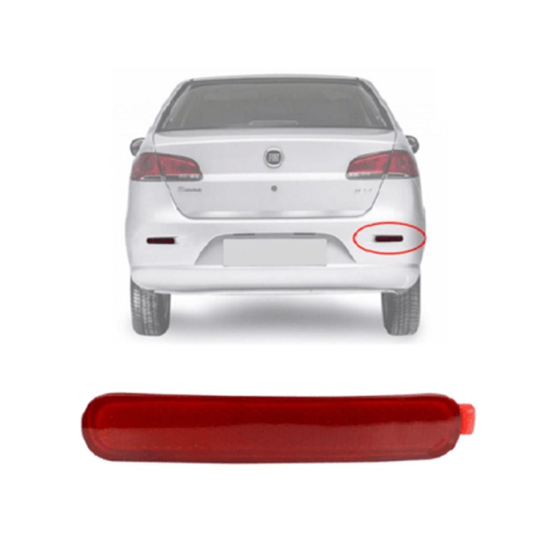 Refletor Parachoque Lado Direito Palio Siena Fiat 46795482