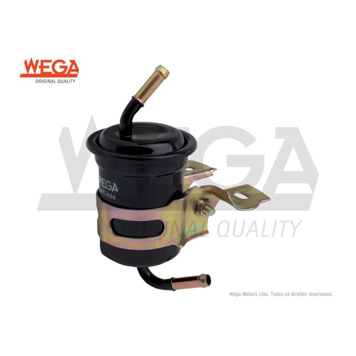 Filtro De Combustivel Sportage 01 Gas Sportege 04 2.0 16V Wega Jfck04