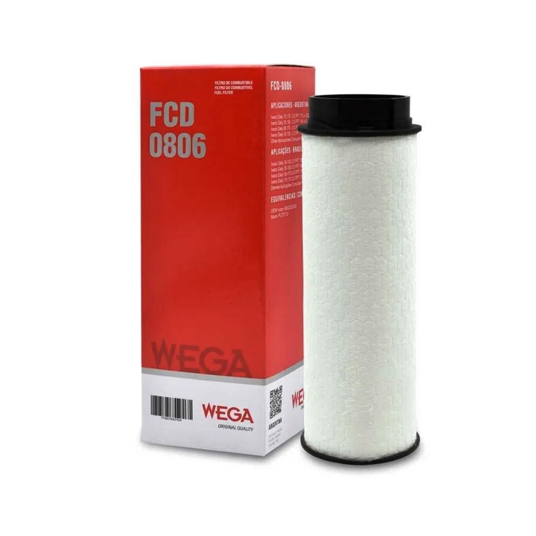 Filtro Combustivel Iveco Daily 3.0 2020/ Wega Fcd0806