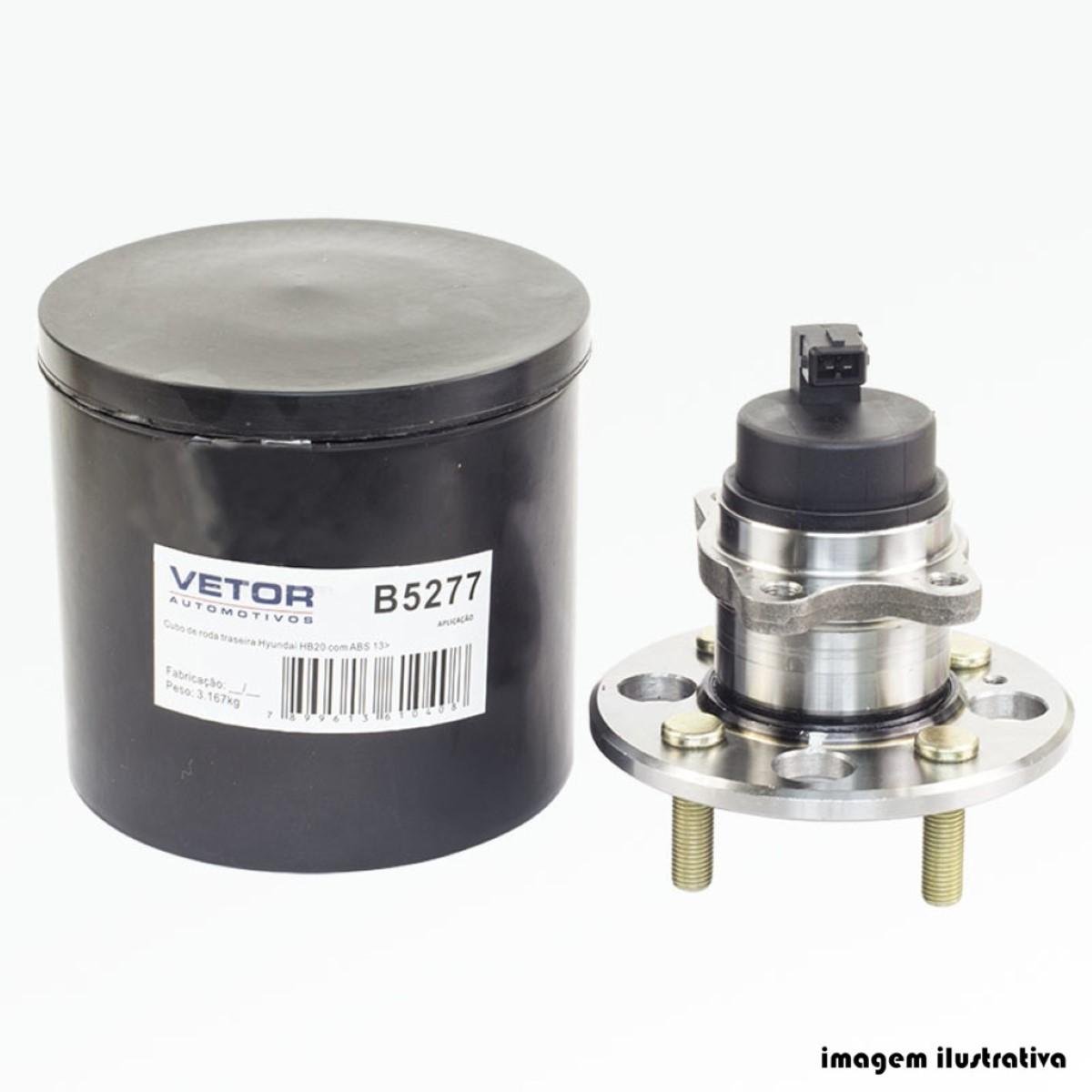 Cubo De Roda Com Abs Hyundai Hb20 2013/2018 Vetor B5277