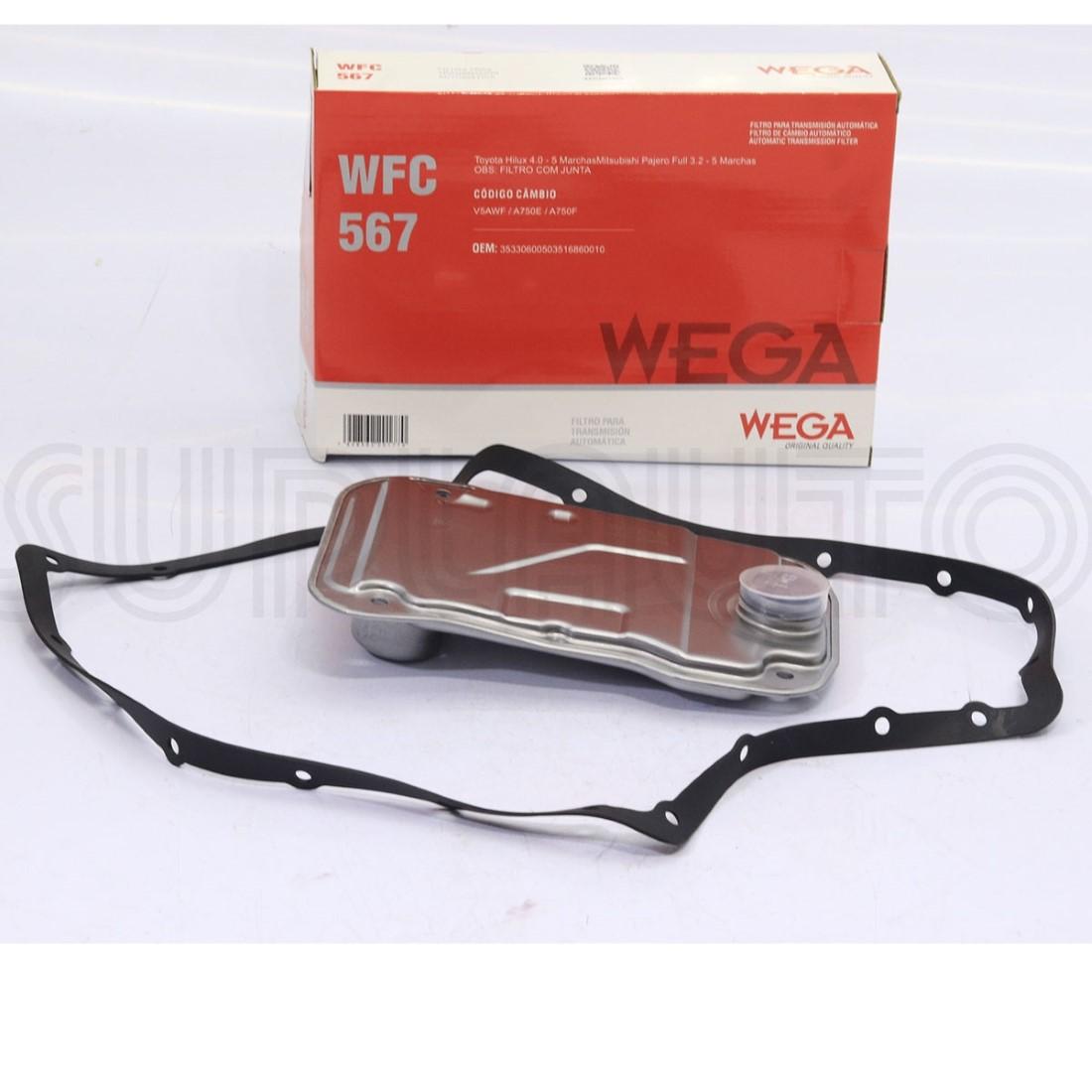 Filtro Do Cambio Mitsubishi Pajero 3.2 Wega Wfc567