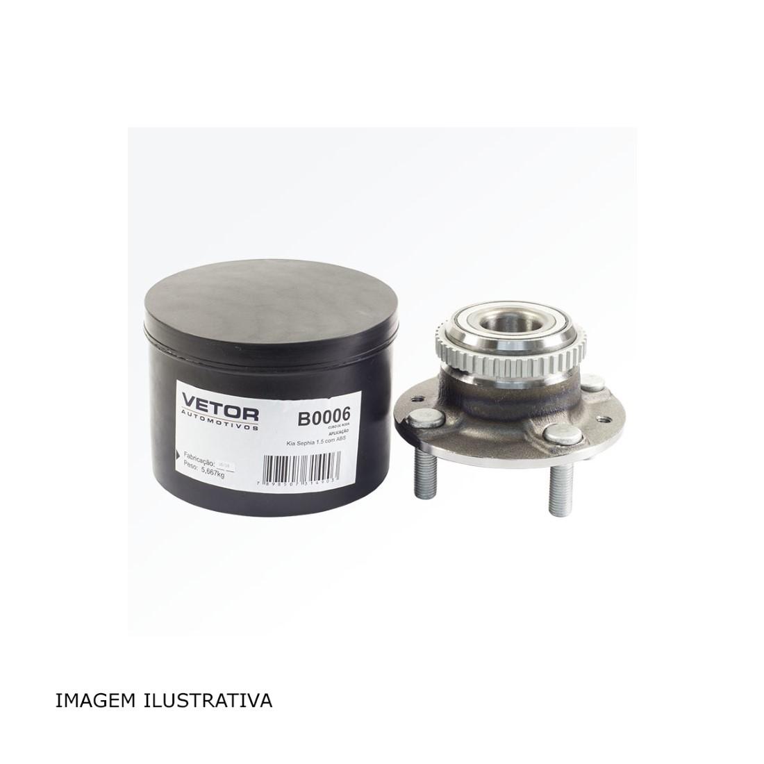 Cubo Roda Traseiro Kia Sephia 93/01 Vetor B0006