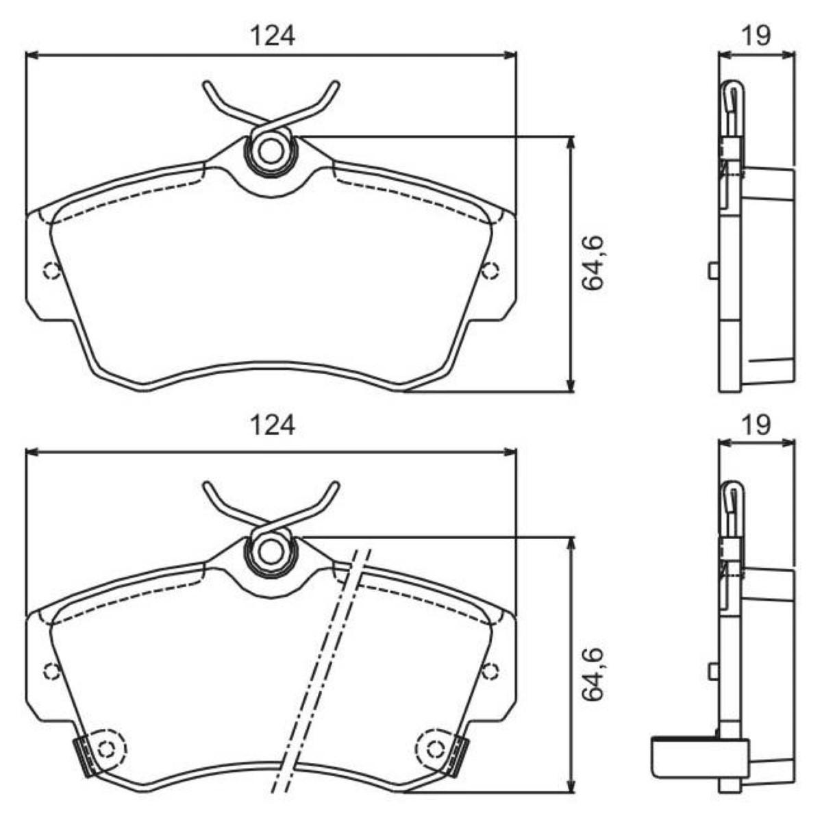 Pastilha Freio Diant Chrysler Pt Cruiser 00/ Jurid Hq2251A
