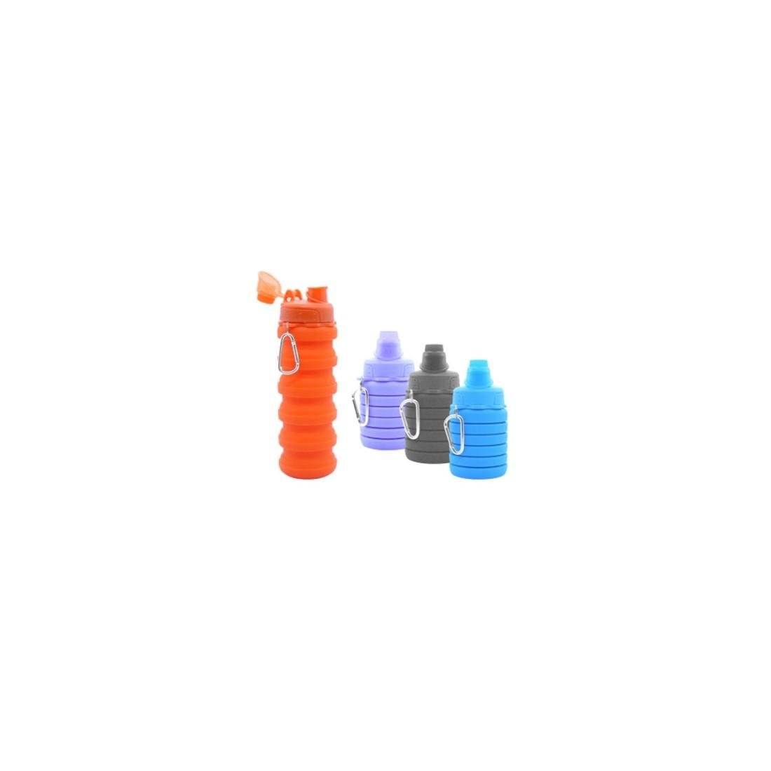 Garrafa Squeeze Silicone 500Ml Dobravel Western Fxh537