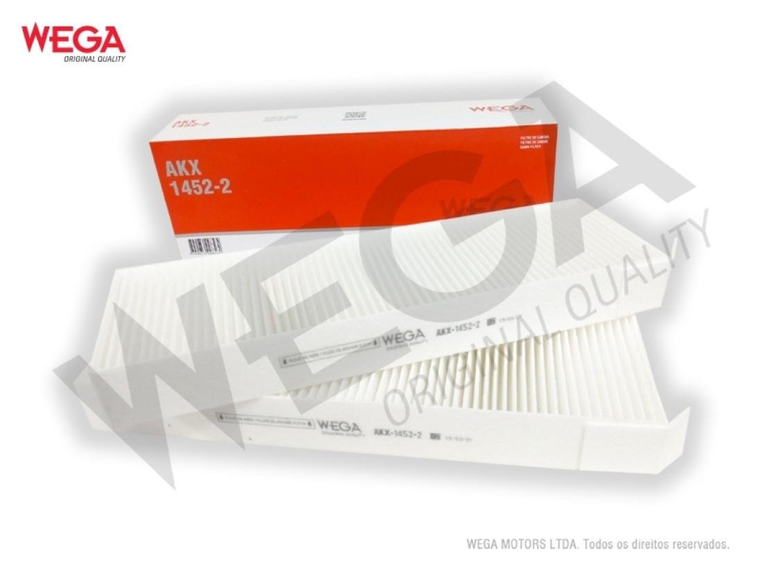 Filtro Cabine Peugeot 208 Flex 1.6 16V 2021/ Wega Akx1452-2