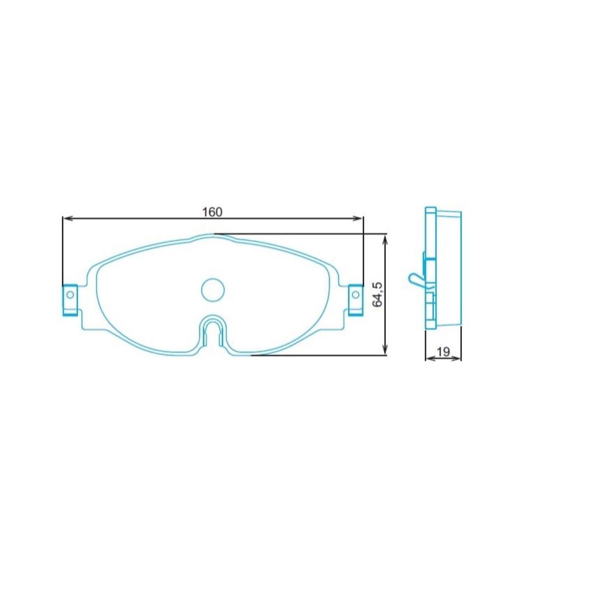 Pastilha De Freio Dianteira Audi A3 2012/ Jurid Hq2326