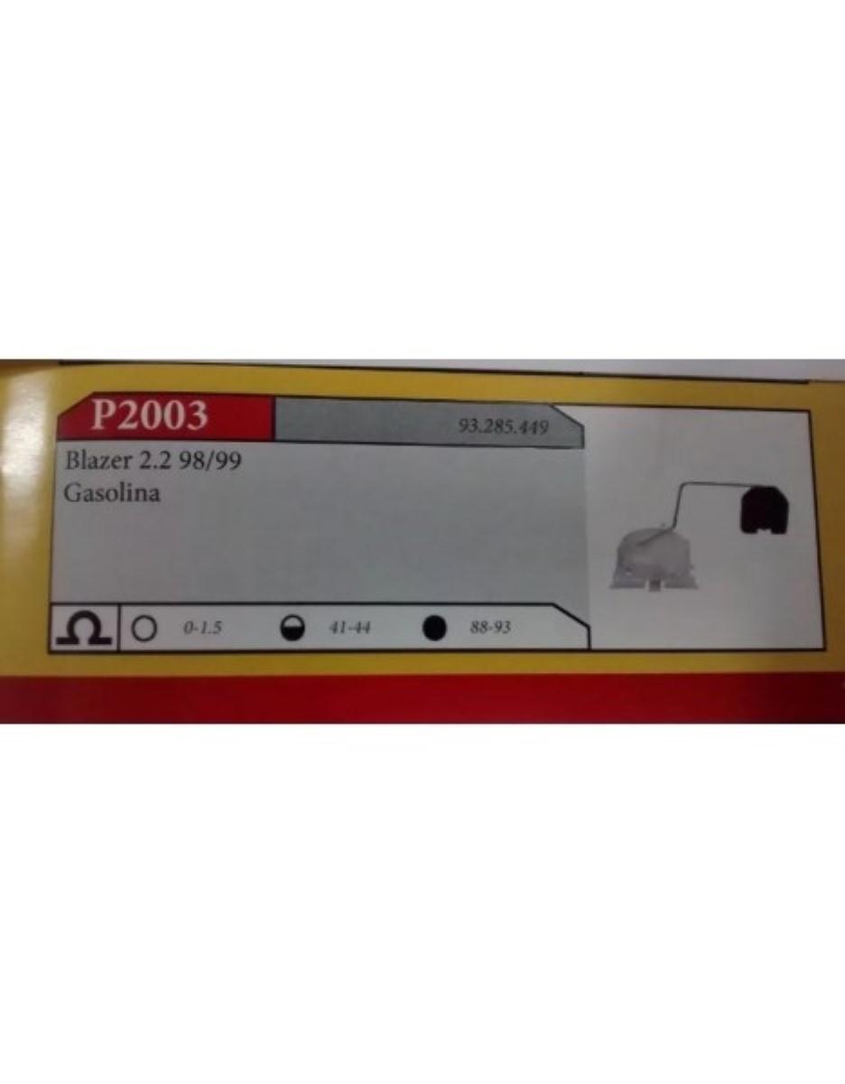 Boia Tanque Gm Blazer 2.2 Gasolina 1998/2002 Cav P2003