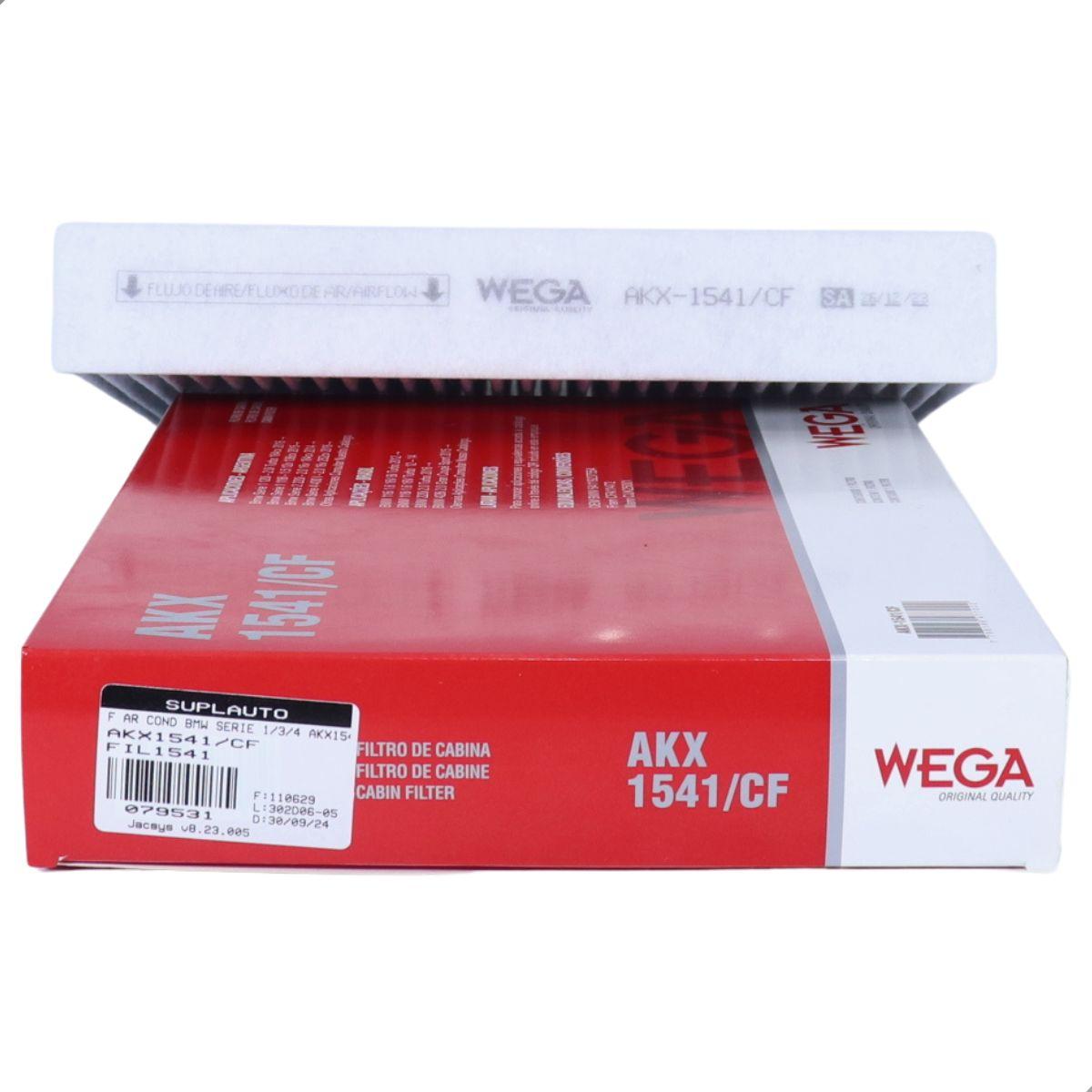 Filtro Cabine Bmw Serie 1 2 3 M Wega Akx1541/Cf