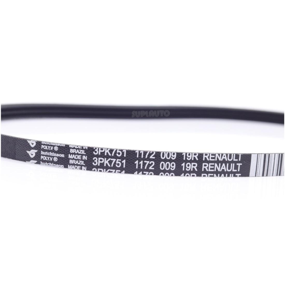 Correia Alternador Logan Sandero 1.0 D4D Renault 117200919R