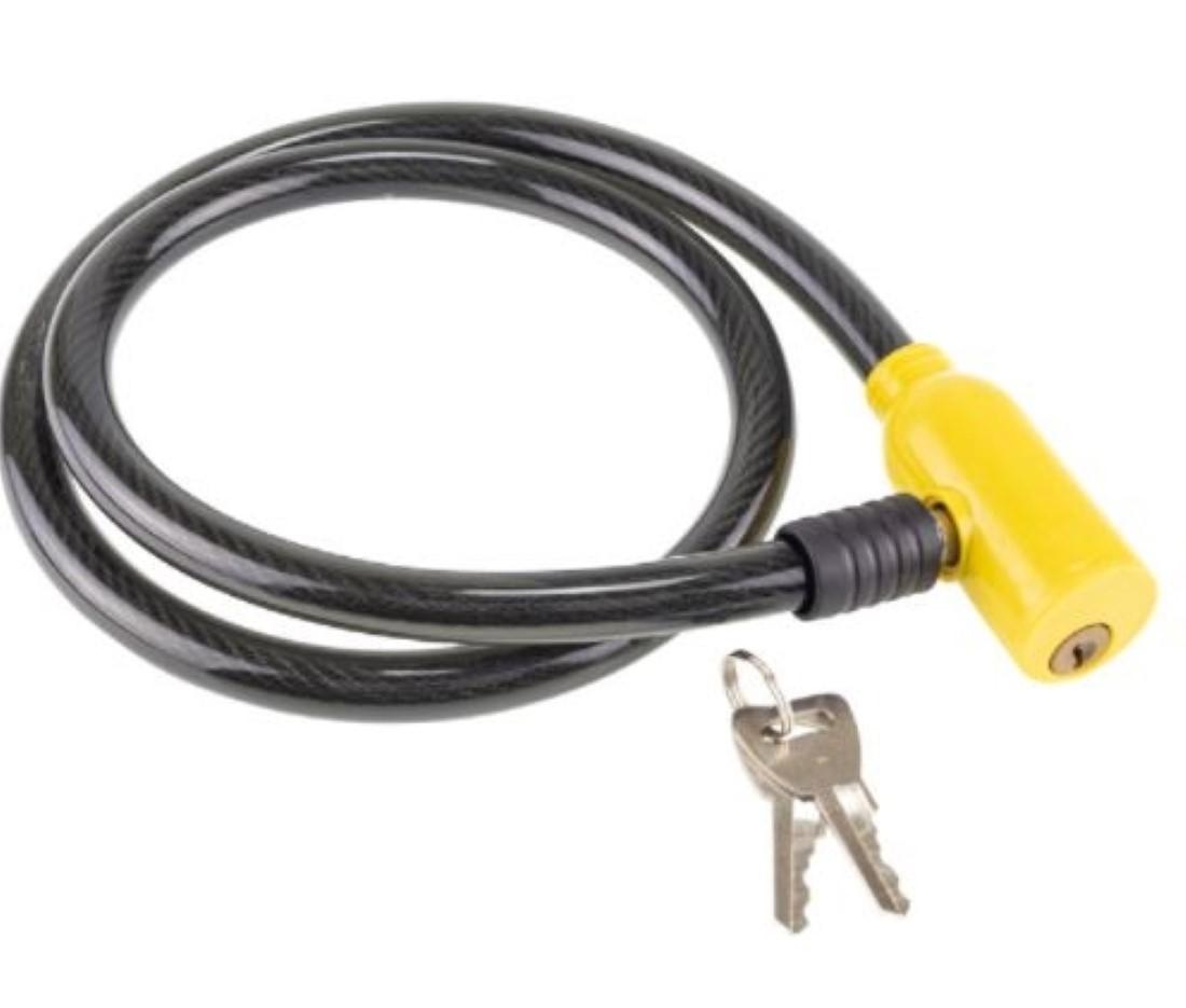 Cadeado Bike Flexivel 80Cm Com Duas Chaves Western Cd-34
