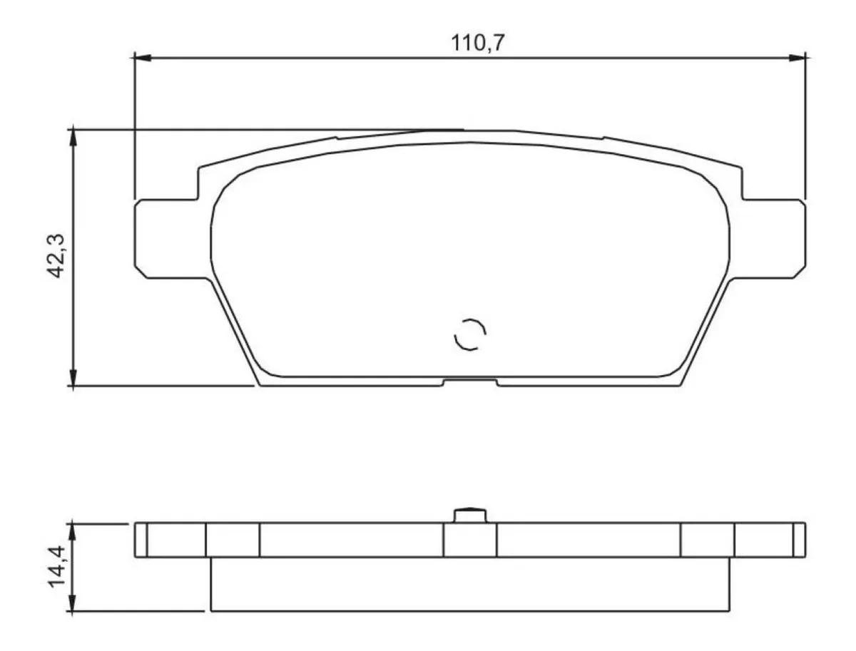 Pastilha De Freio Traseira Ford Fusion 2006/ Jurid Hq2213
