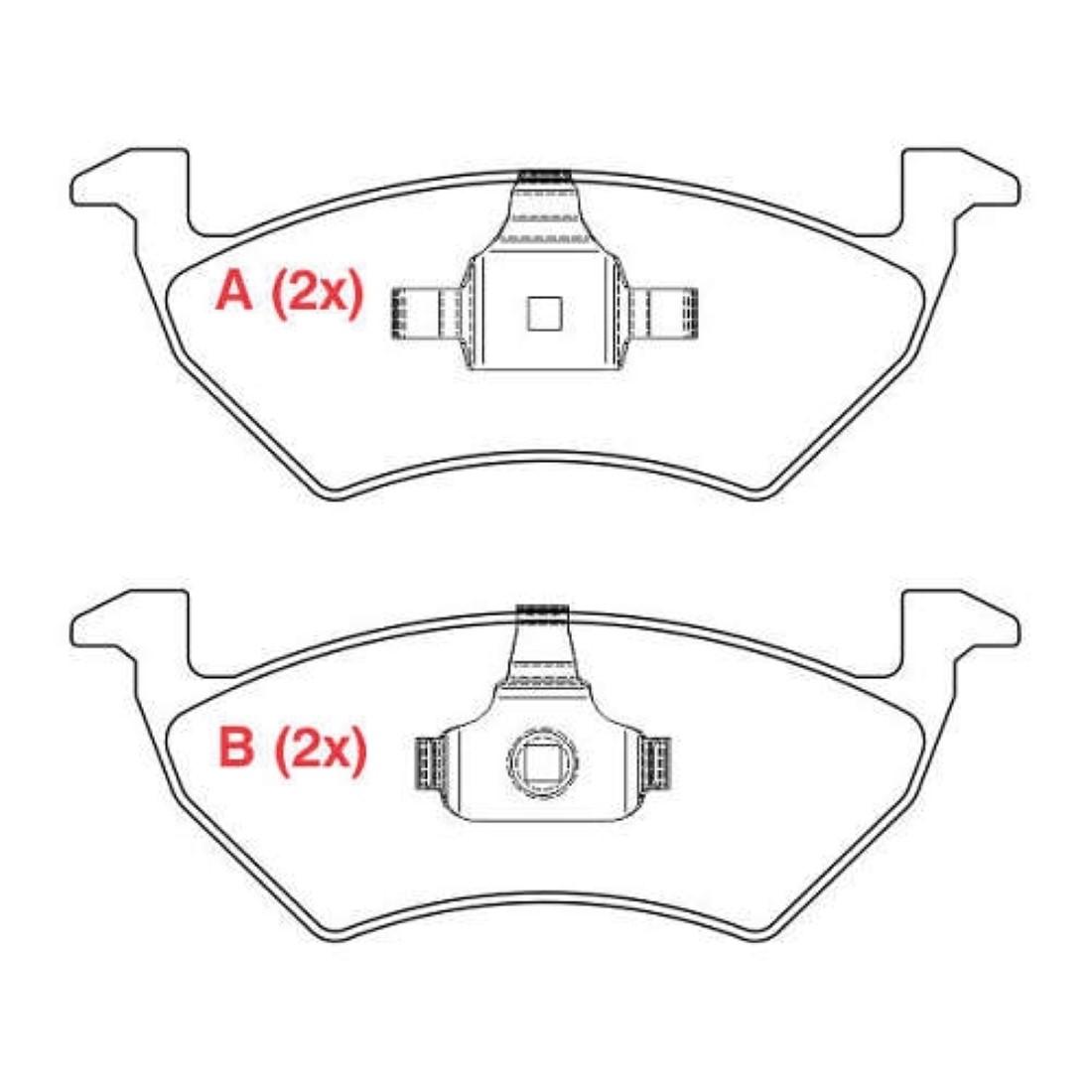 Pastilha Freio Diant Ceramica Up 1.0I 2014/ Willtec Fp257