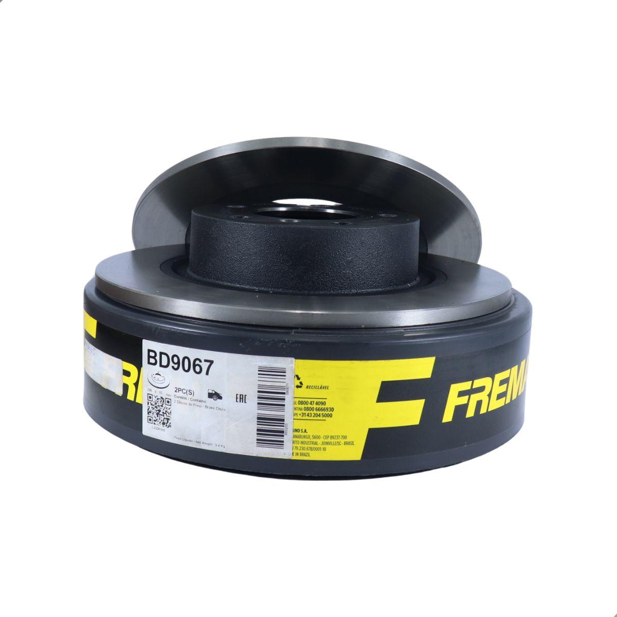 Disco Freio Traseiro Mini Cooper 2012 2014 Fremax Bd9067