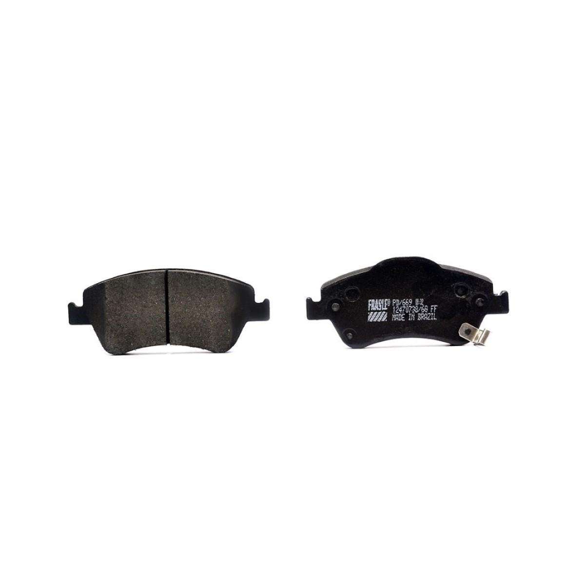 Pastilha De Freio Diant Corolla 08/ Fras-Le Pd669 Jogo<Br>
