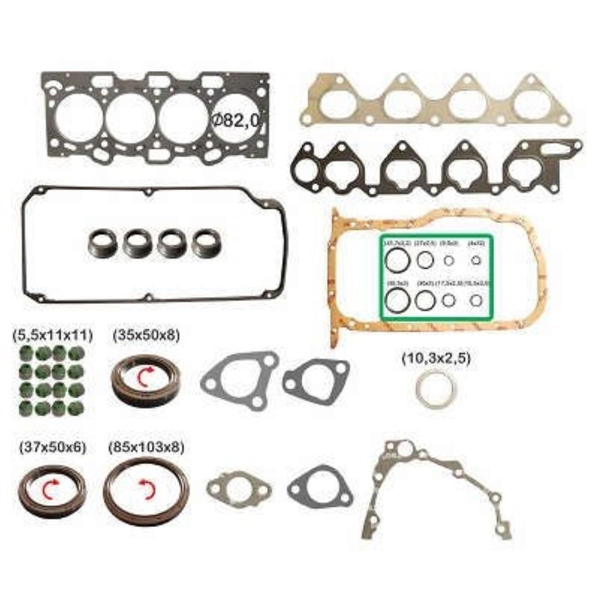 Junta Do Motor Pajero 98/ Tr4 02/ 1.8 2.0 16V Bastos 1510194Pkr