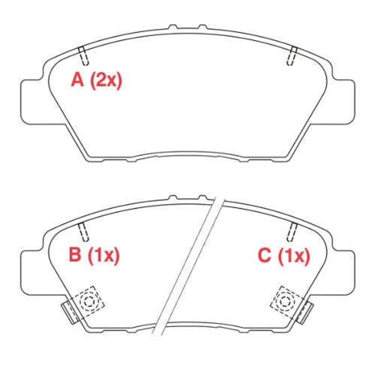 Pastilha De Freio Dianteira Fit City Wr-V Willtec Fp244