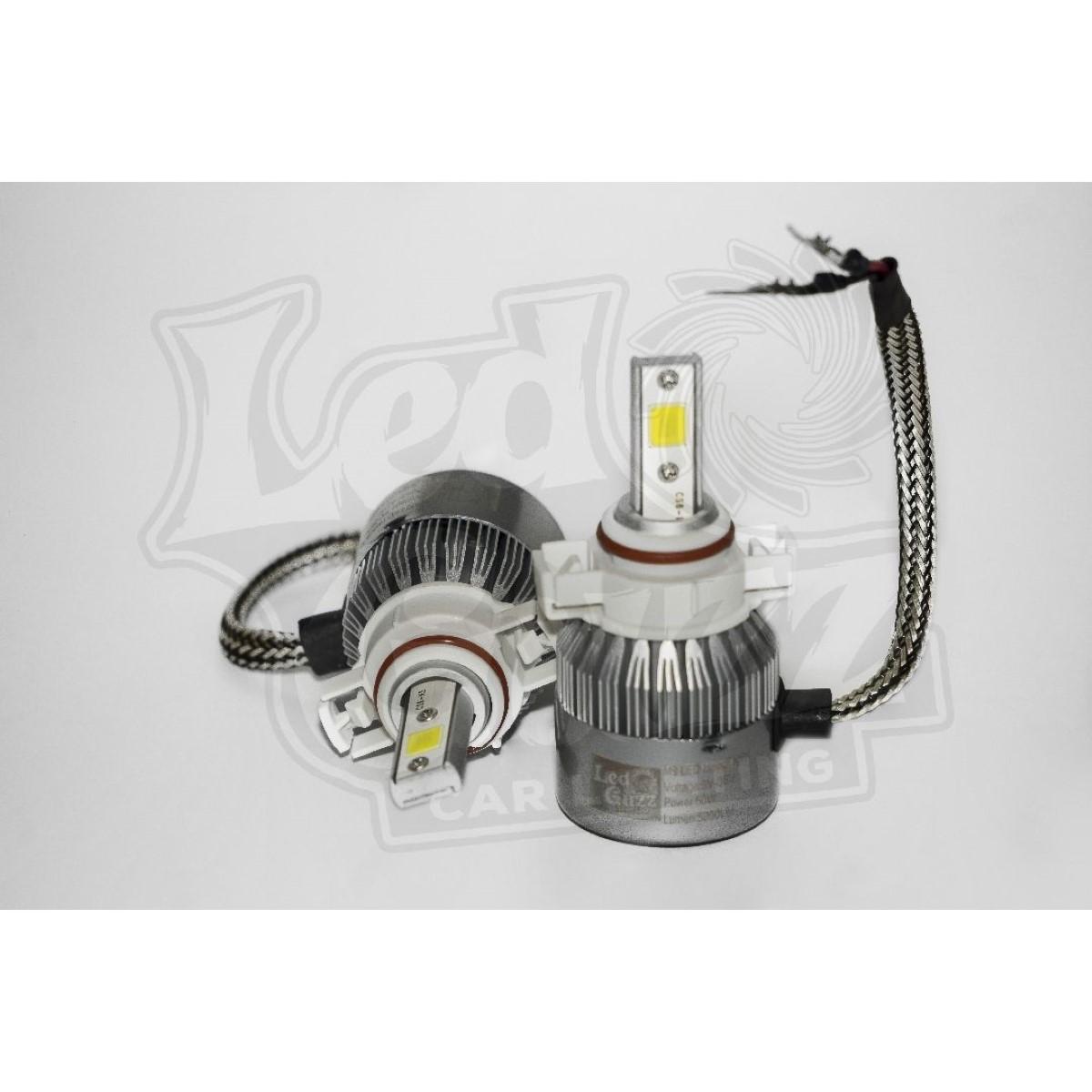 Kit Lampada Super Ultra Led H16 50W 5000 Led Guzz Lgzm9Ch16